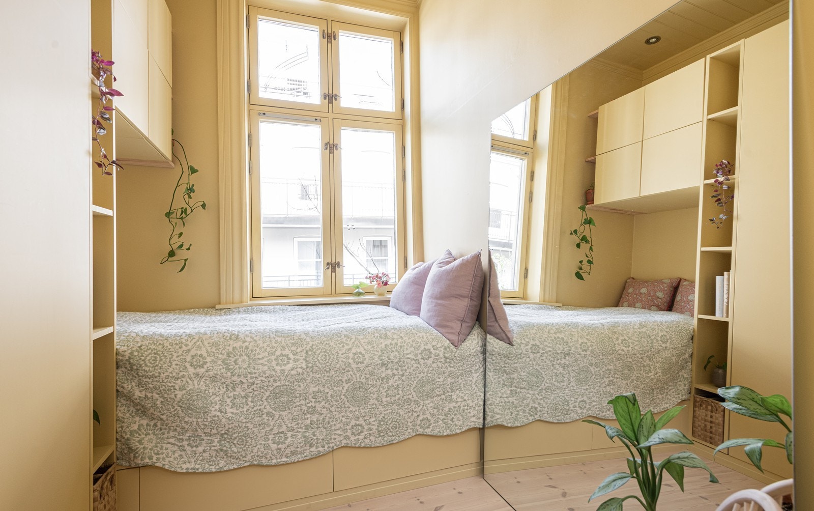 Rommet blir i dag brukt som walk in-garderobe og gjesterom. Galleribilde