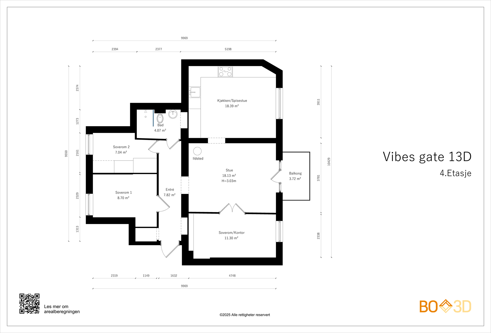 Plantegning Galleribilde