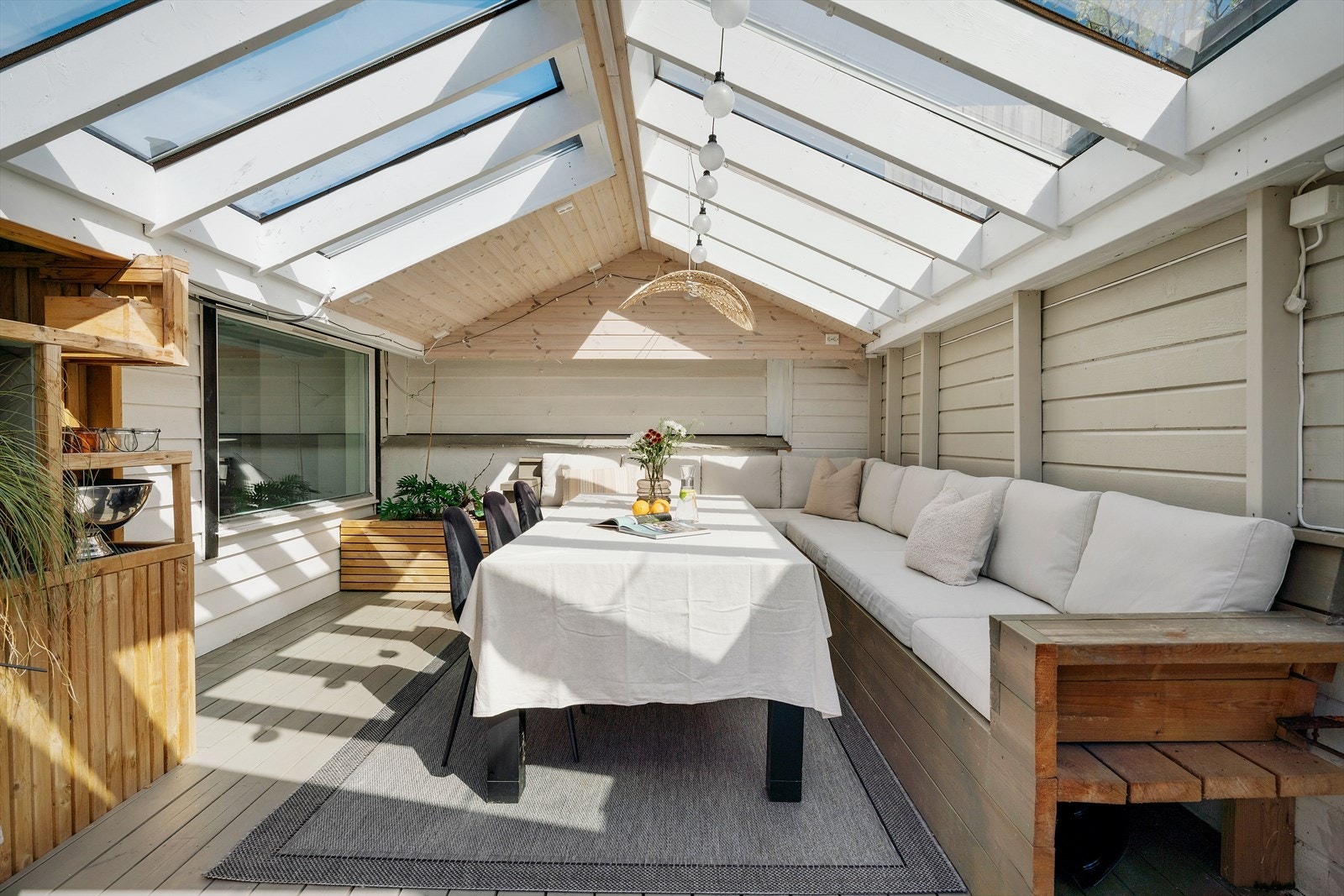 - Vinterhagen gir deg et fleksibelt uterom som kan brukes året rundt - Galleribilde