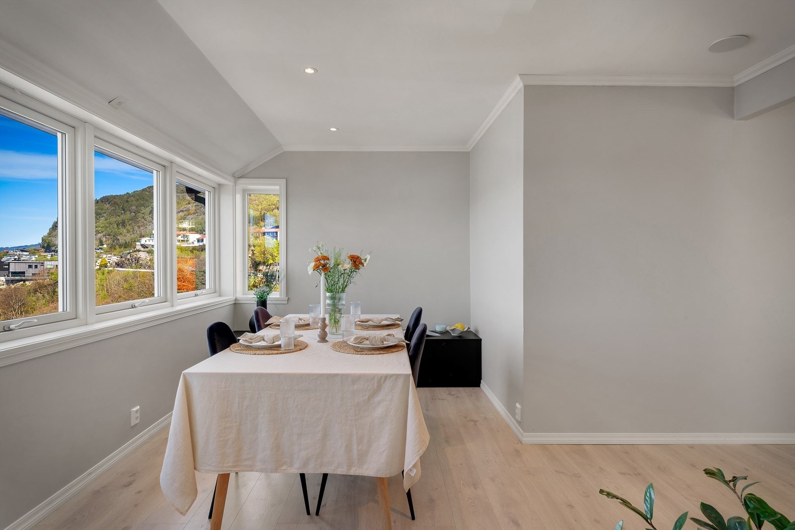 - Her kan familien samles rundt middagsbordet til hyggelige måltid - Galleribilde