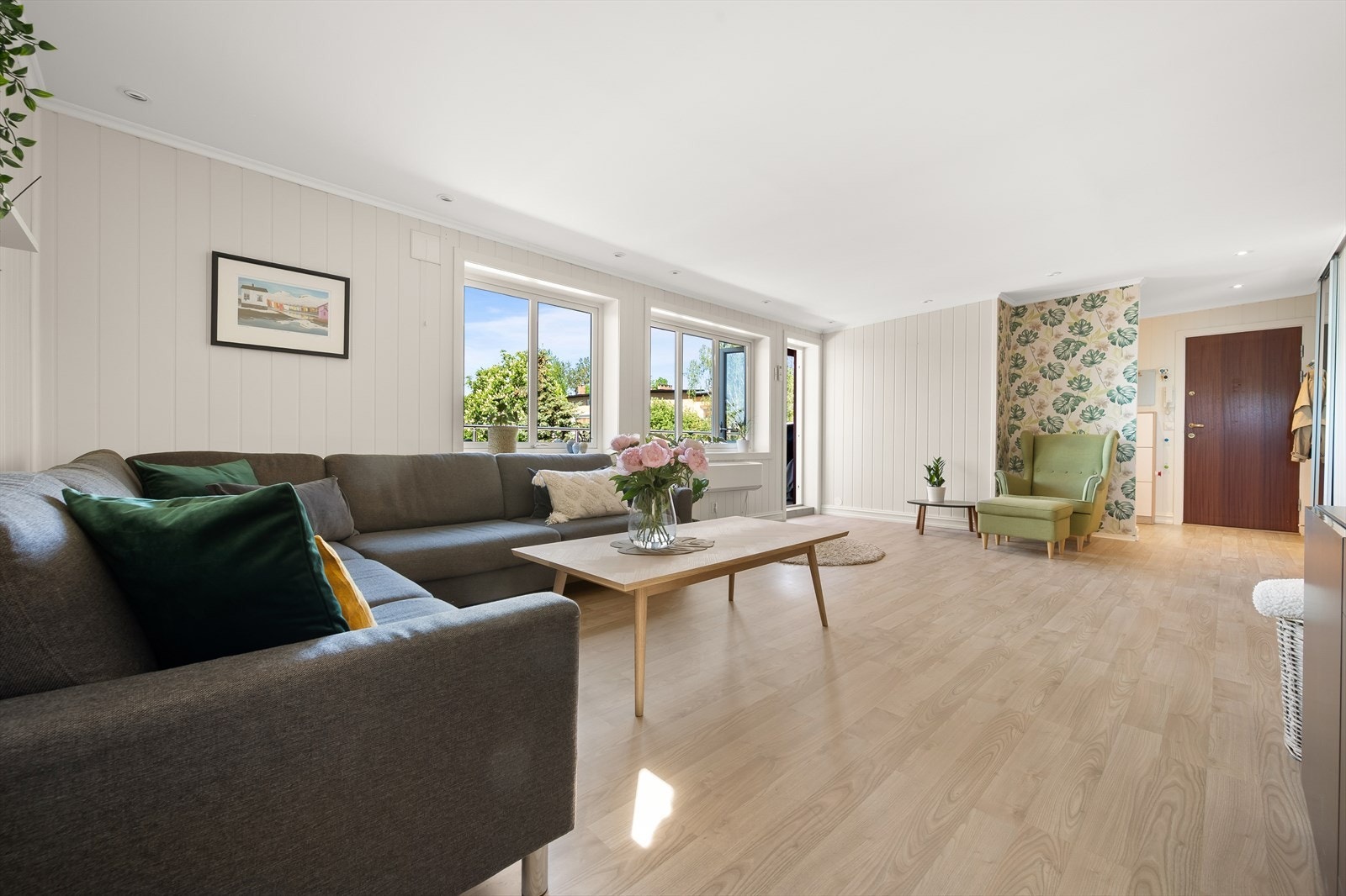 Familievennlig planløsning med gode møbleringsmuligheter Galleribilde