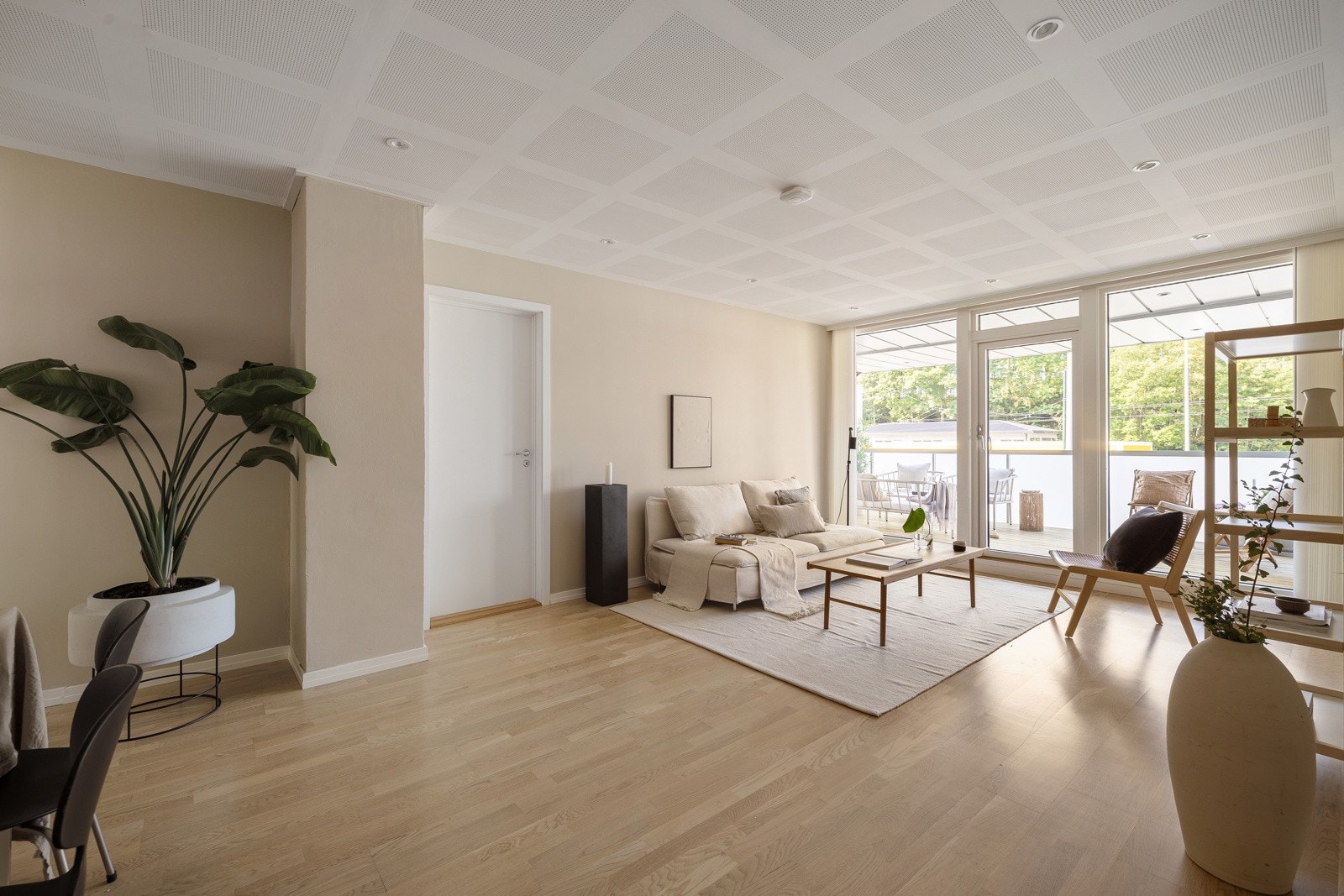 Stuens areal er målt til hele 26,2 kvm. Galleribilde