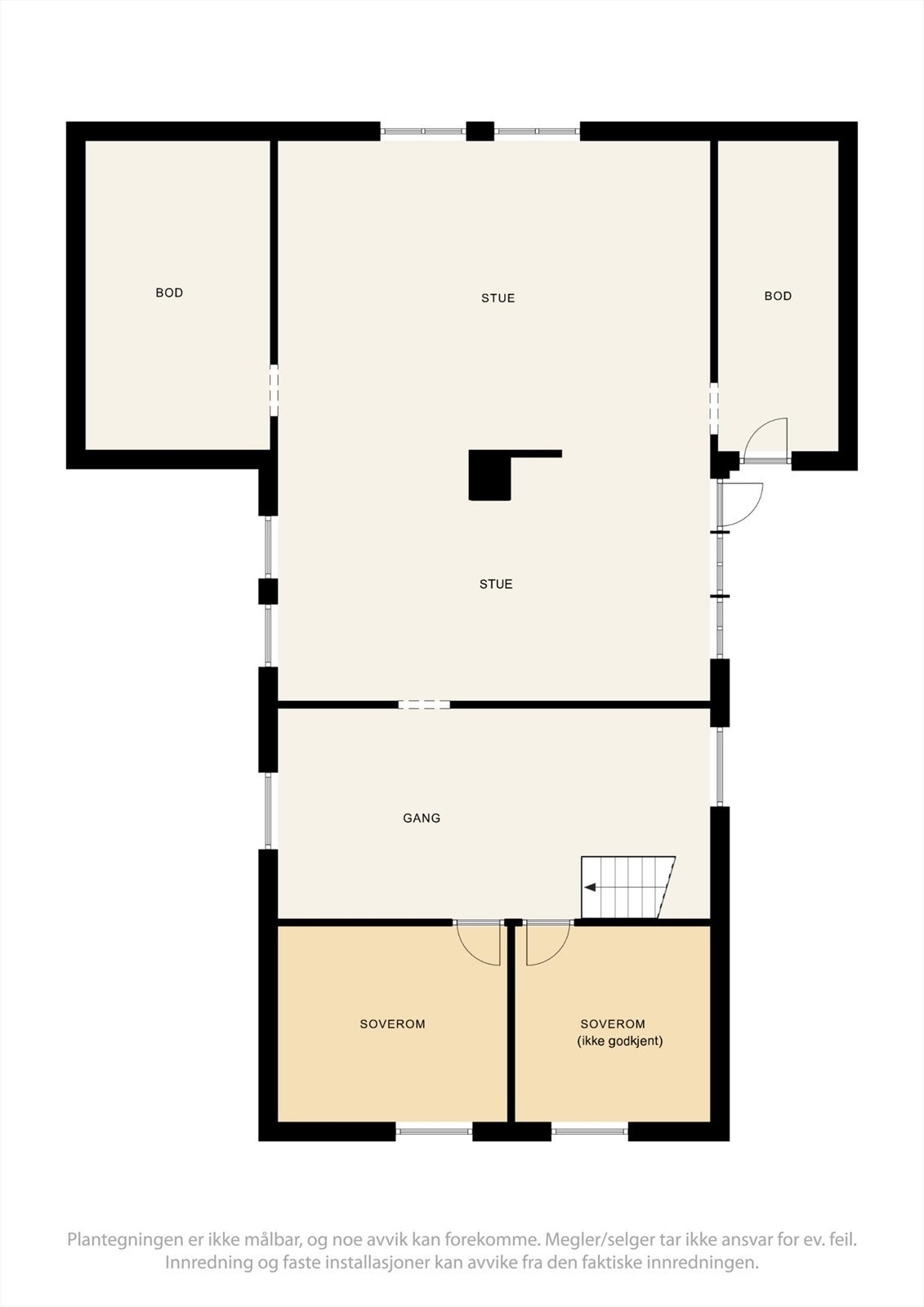 Plantegning for 2. etasje. Galleribilde