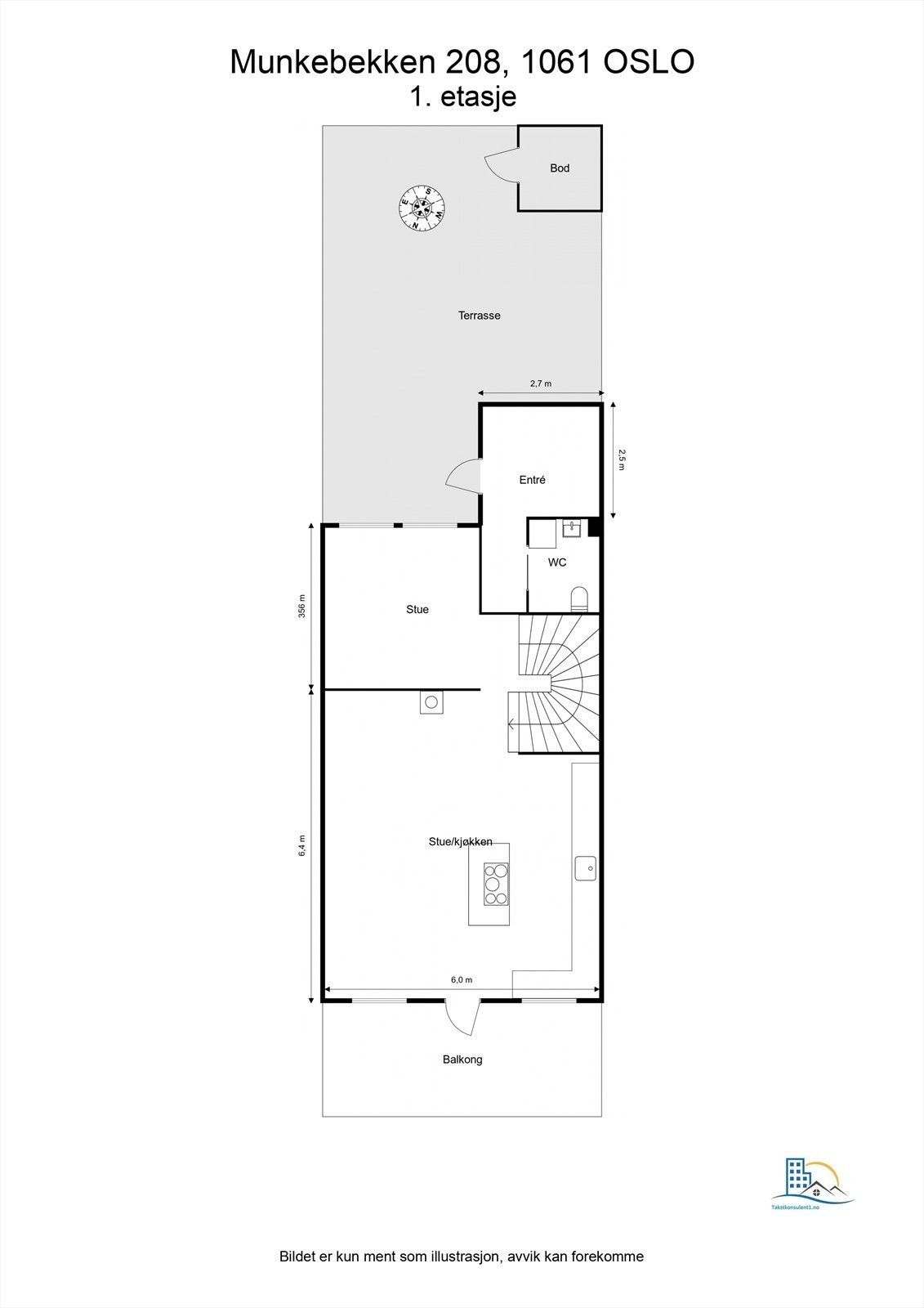 Plantegning - 1. etasje Galleribilde