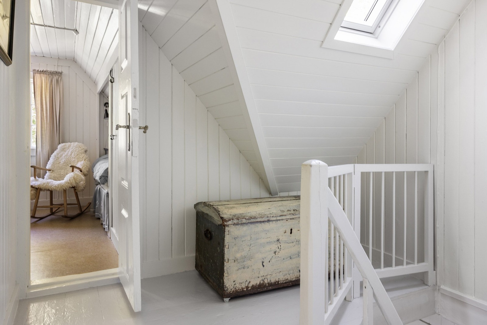 På loftet finner man soveavdelingen. Galleribilde