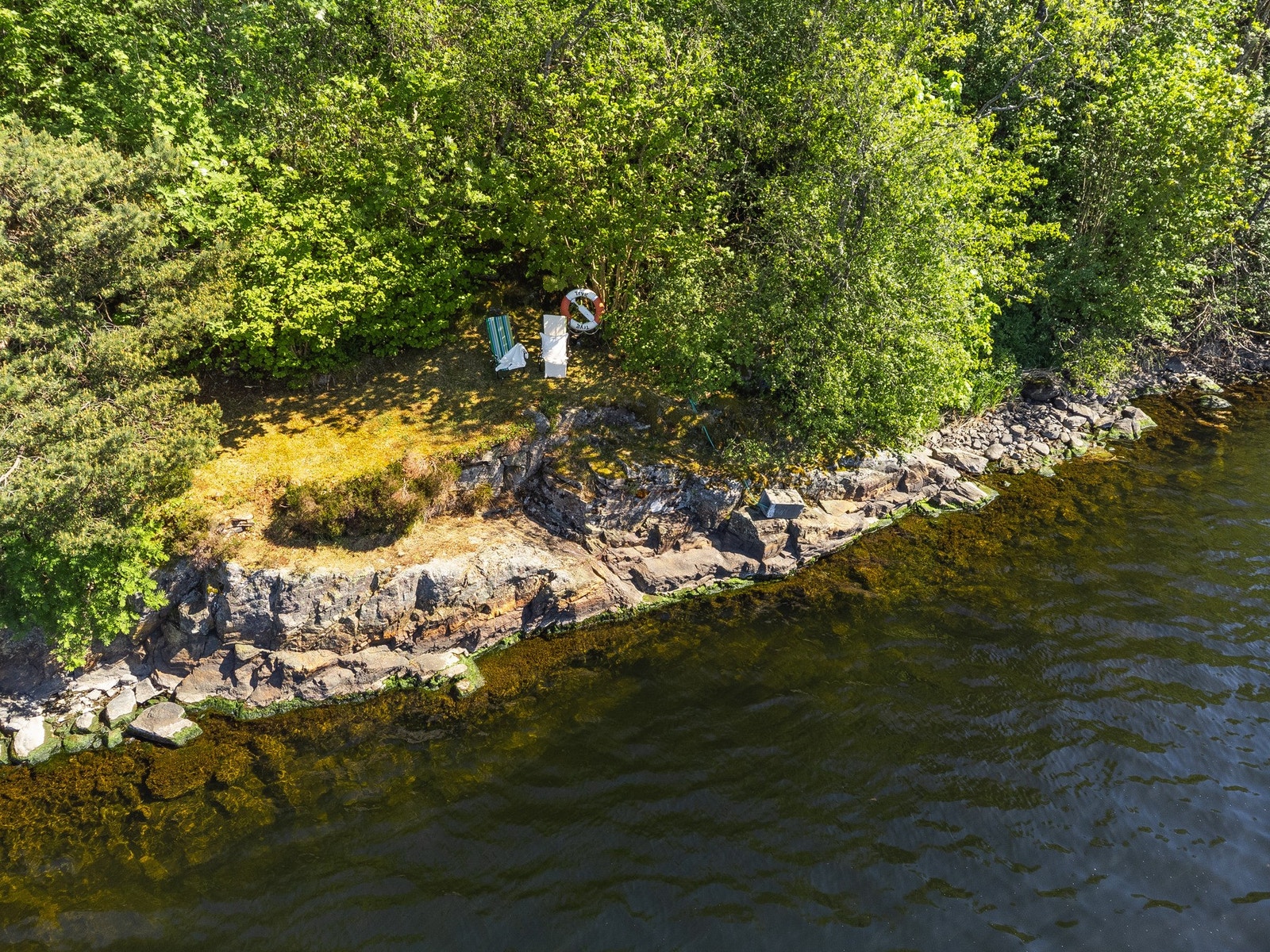 Det er også mulighet for å legge ut en liten båt. Galleribilde