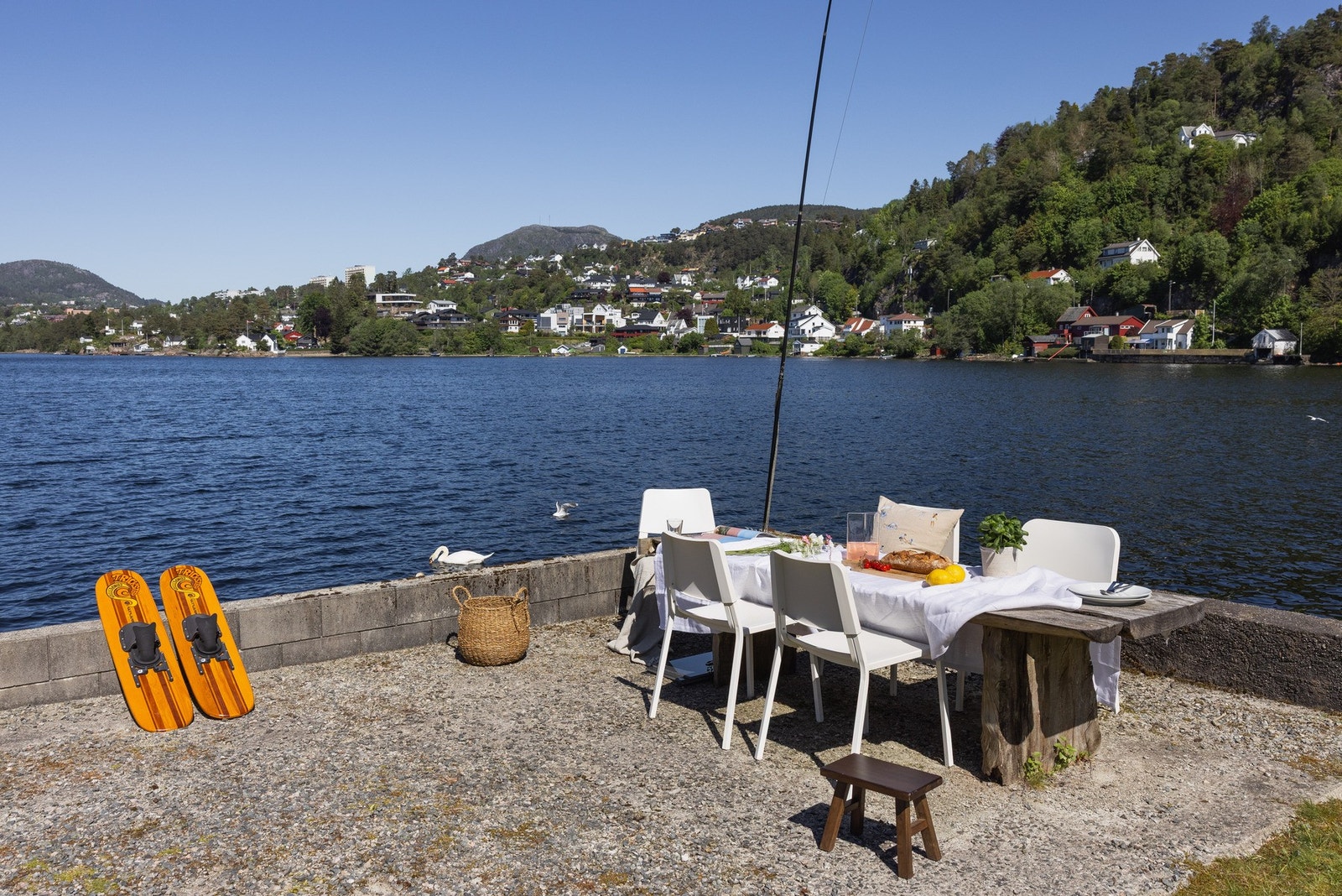 Opparbeidet kai nede ved sjøen. Galleribilde