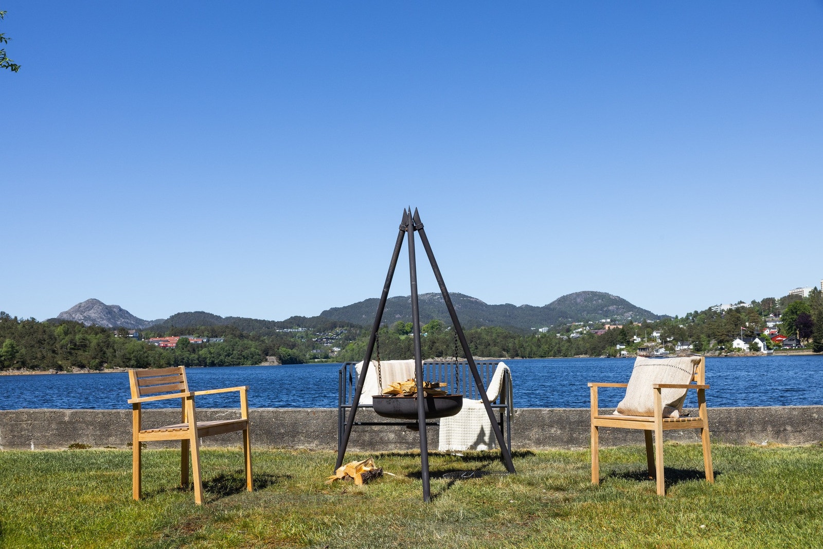 Varme sommerdager og lune høstkvelder kan nytes her. Galleribilde