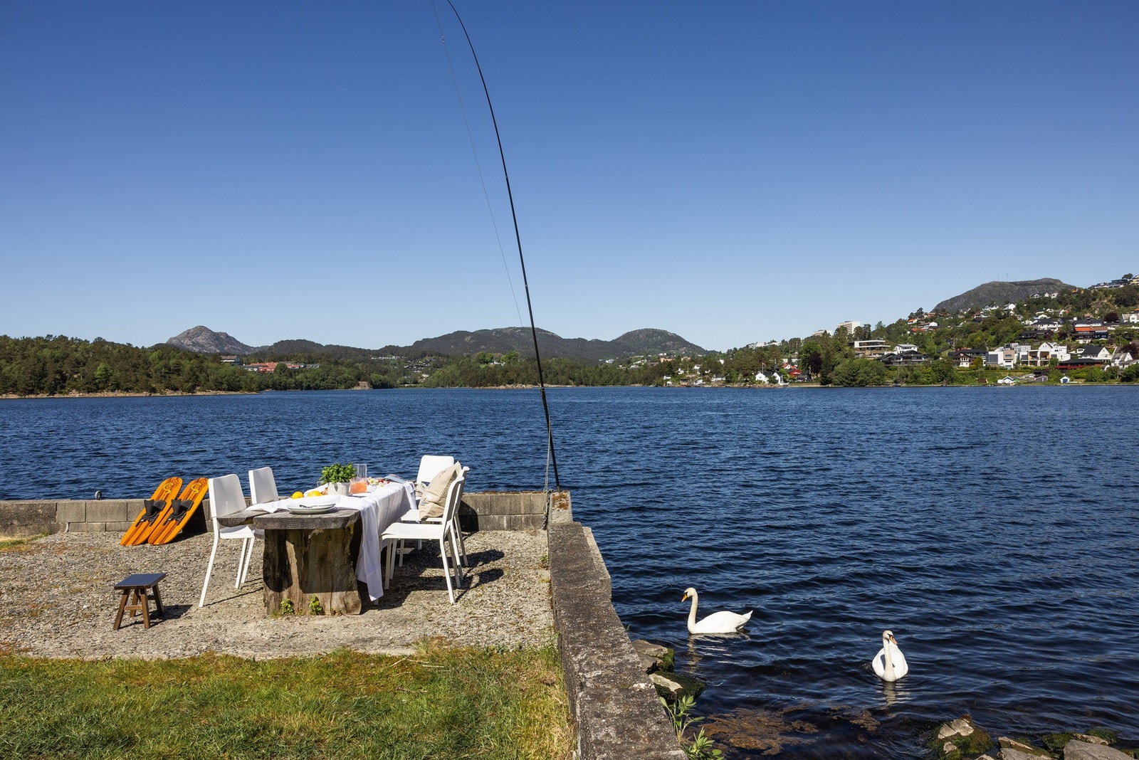 Her kan man innrede med utemøbler. Galleribilde