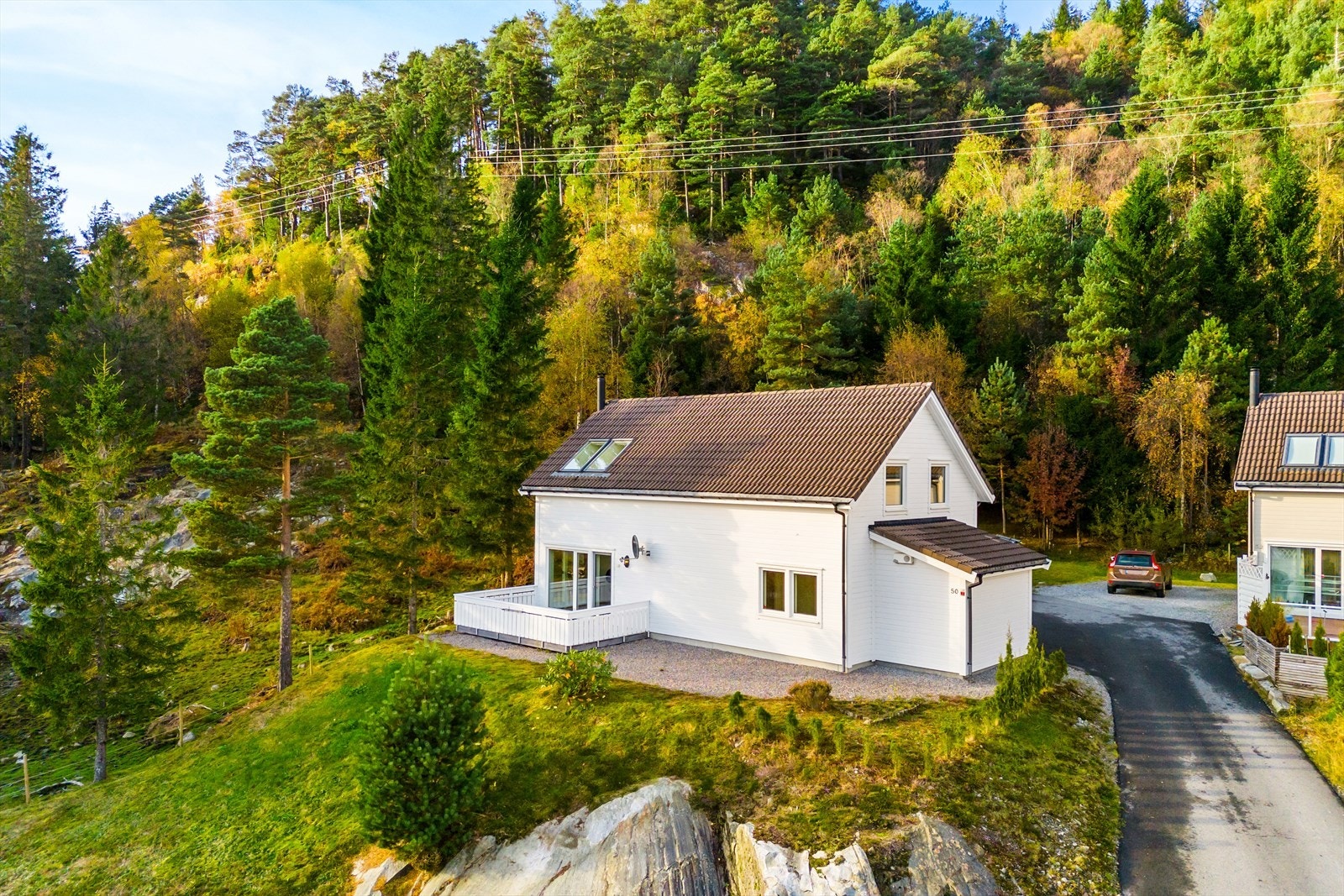 Pent opparbeidet uteareal Galleribilde