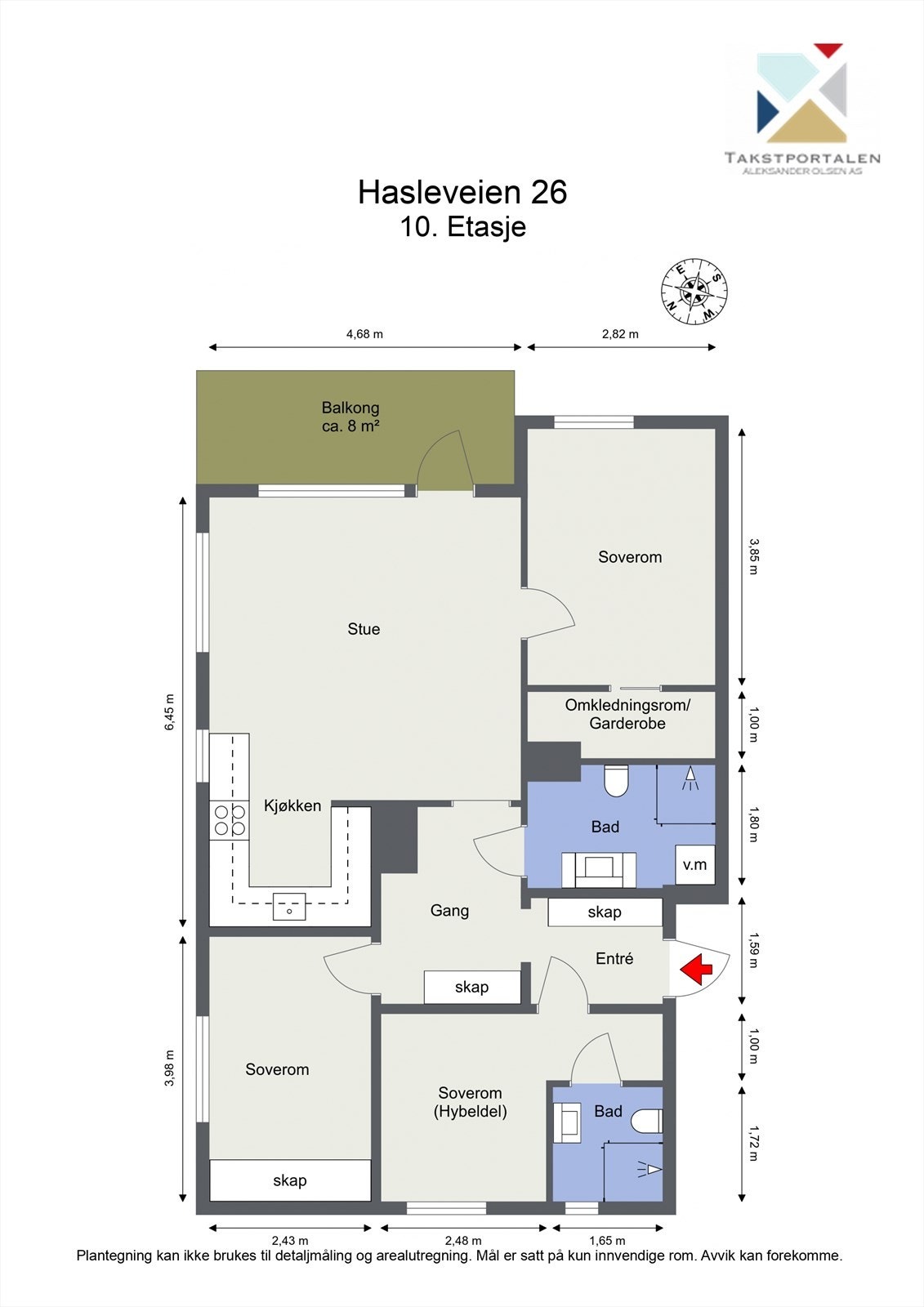 Plantegning. Galleribilde