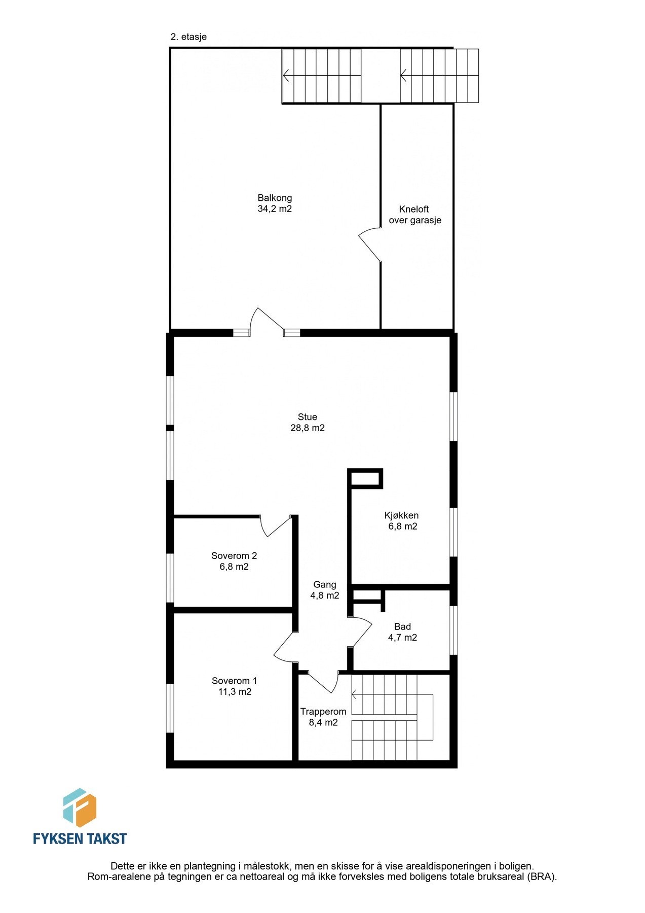 Plantegning - 2. etasje Galleribilde
