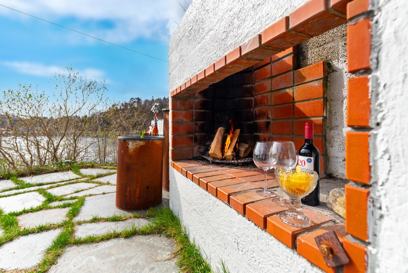 Her ligger alt til rette for kos og hygge! Galleribilde