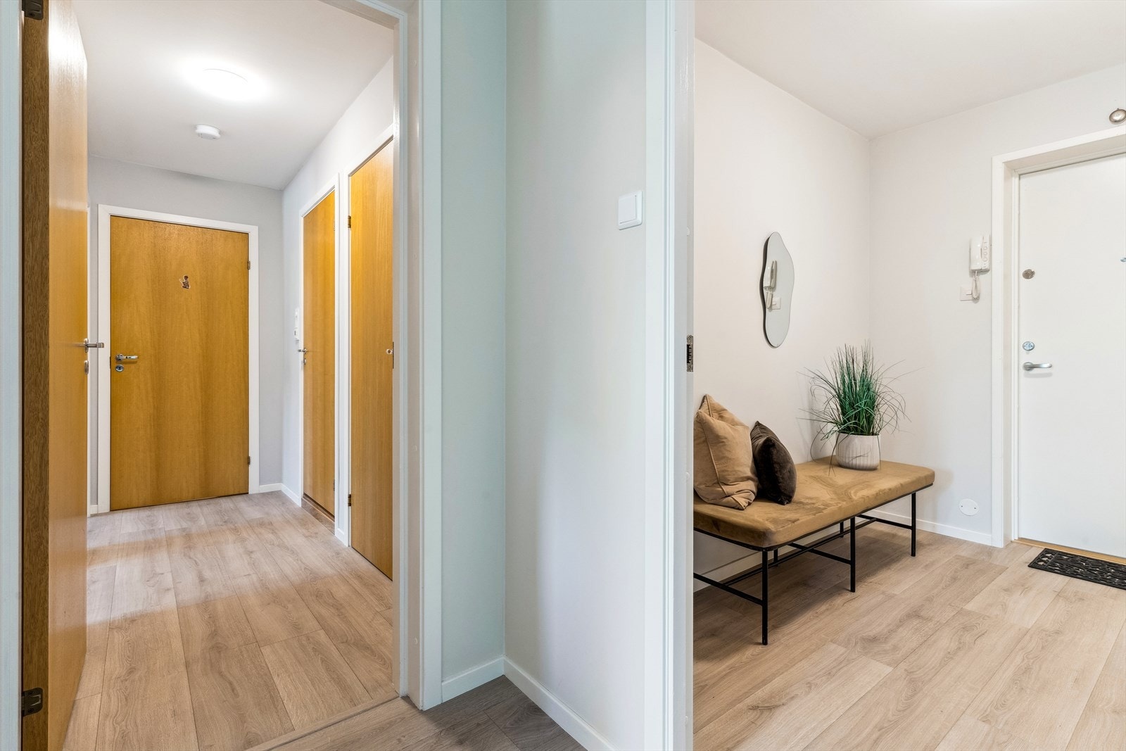 Gangen knytter rommene sammen på en fin måte. Galleribilde