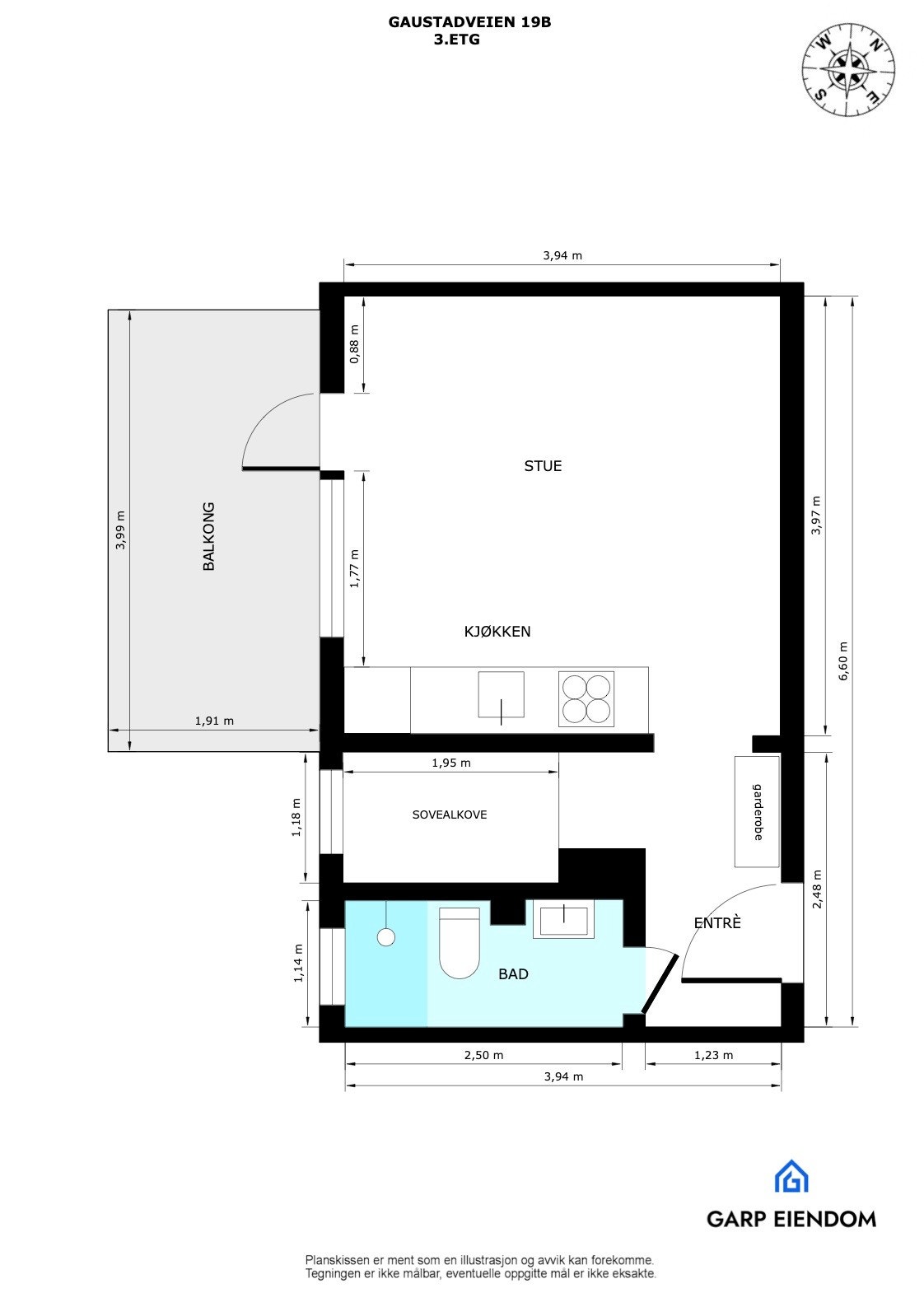 Plantegning Galleribilde