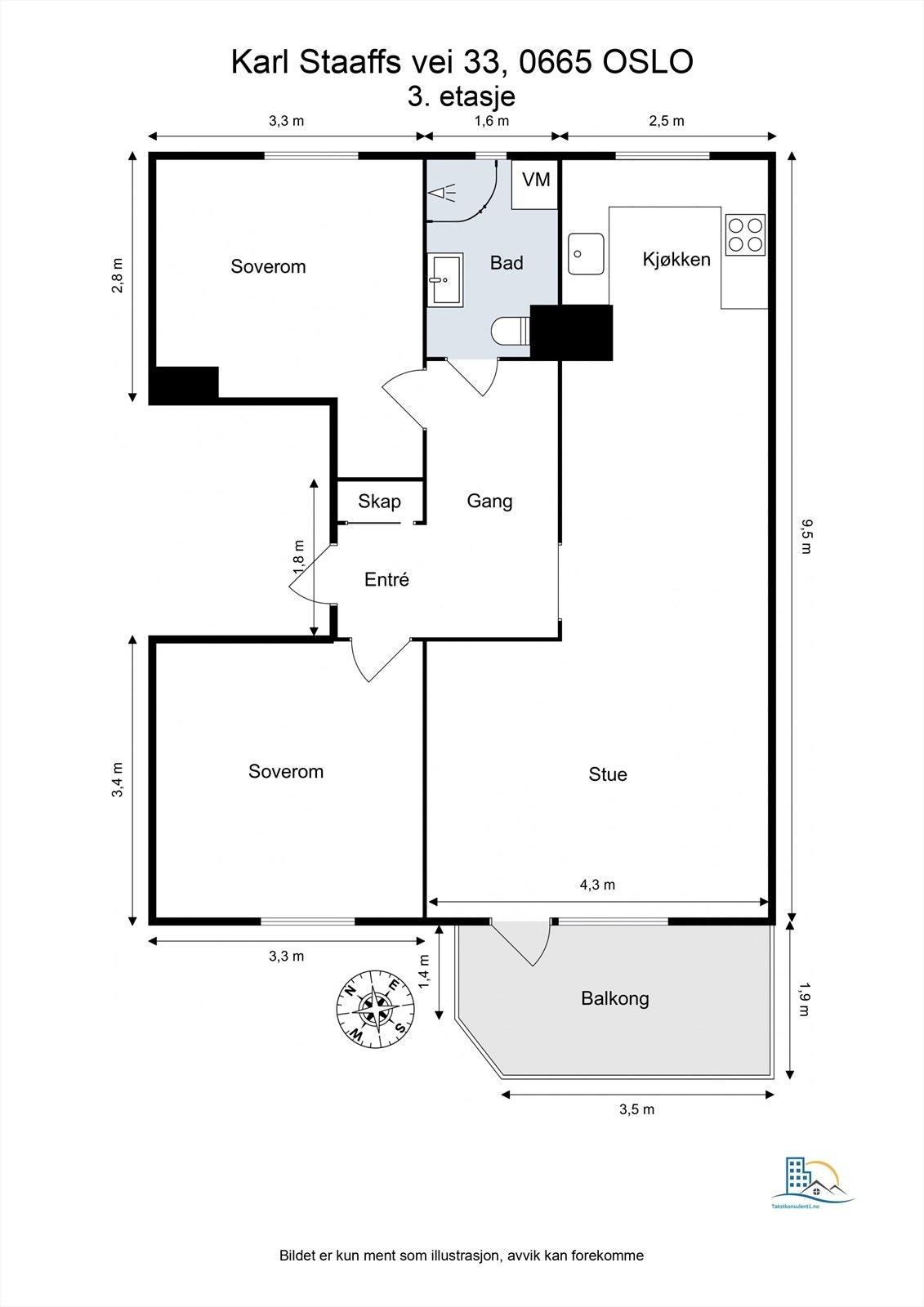 Plantegning Galleribilde