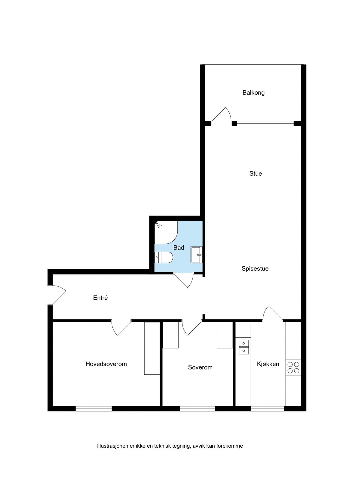 Presentasjon av leiligheten Galleribilde
