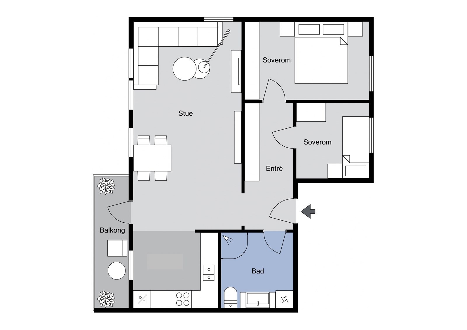 Planløsning Galleribilde