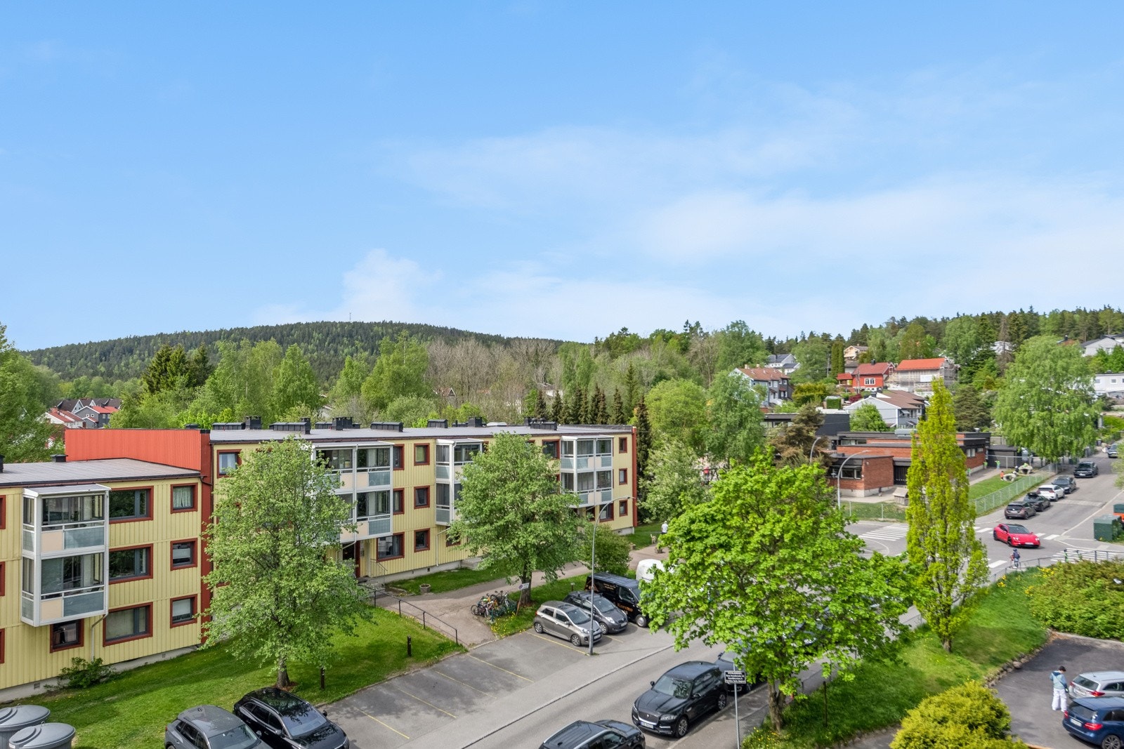 Utsikt fra balkongen. Galleribilde