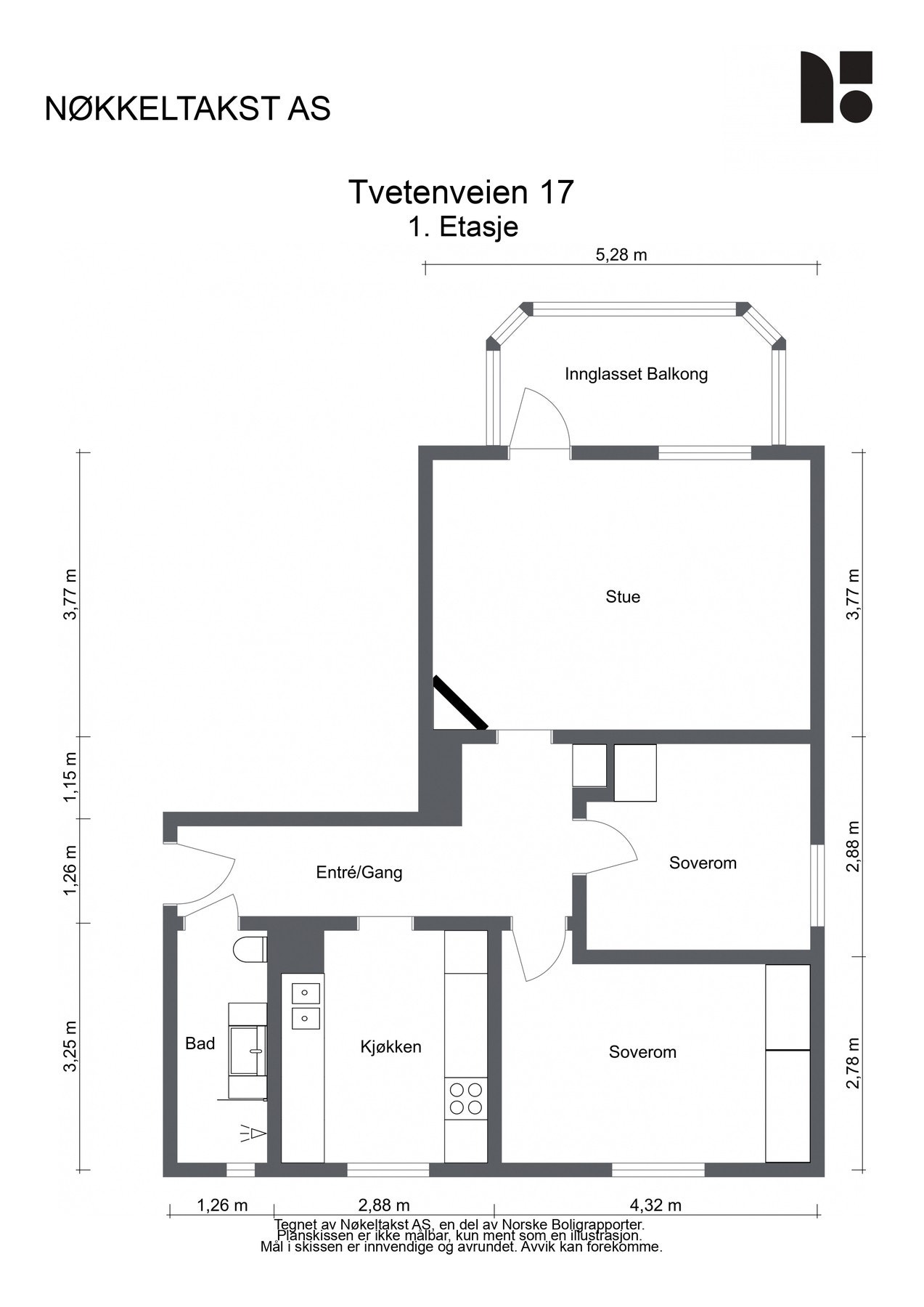 Plantegning Galleribilde