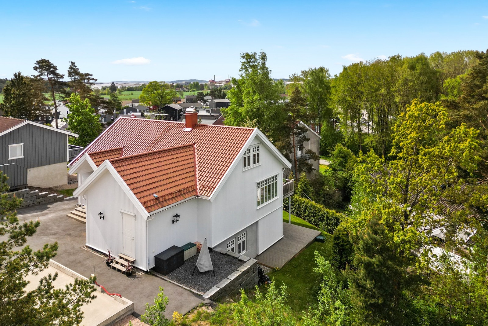 Det er kort vei til Gamlebyen og Fredrikstad, det er heller ikke langt til badeplasser i Torsnes Galleribilde