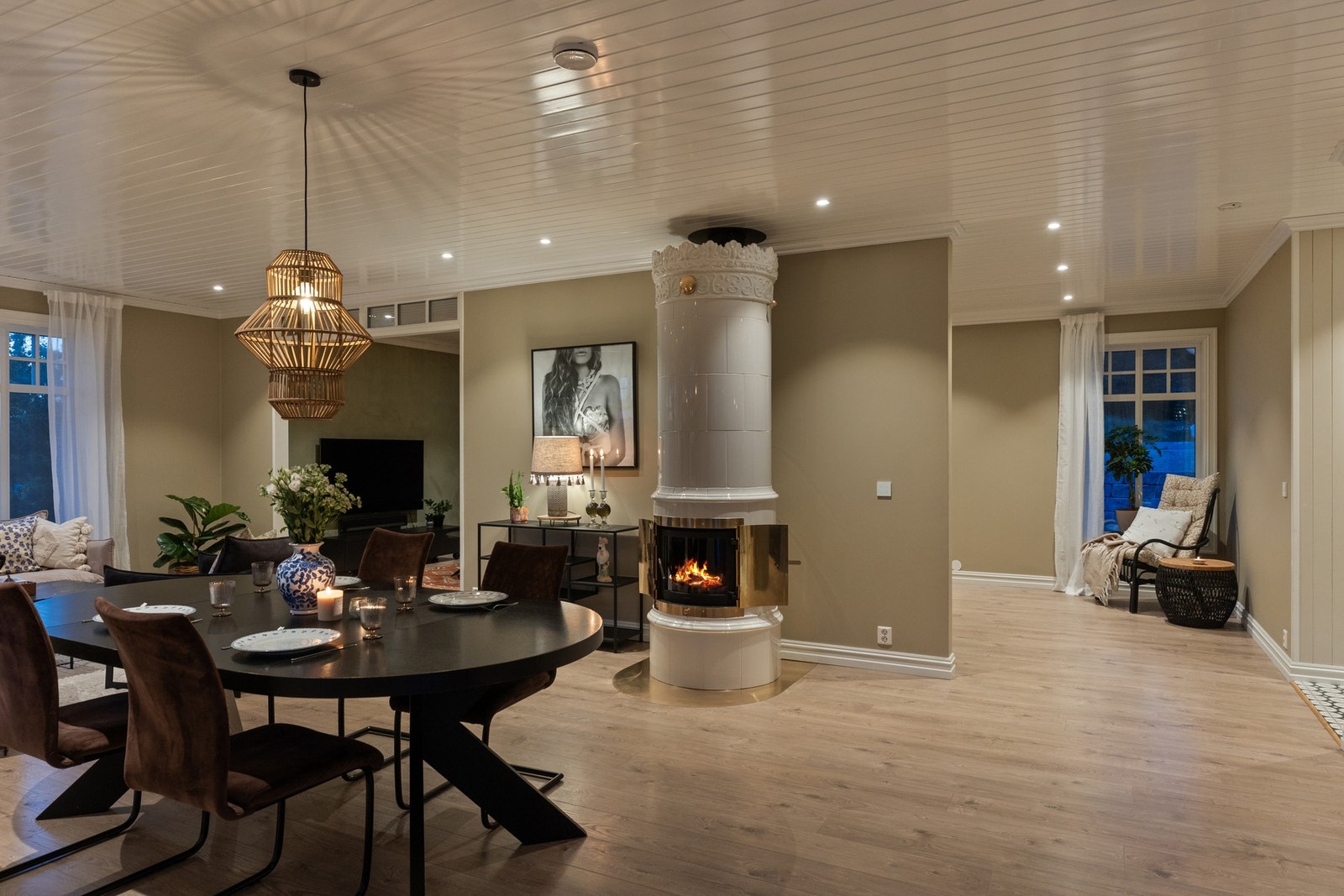 Elektrisk smarthusløsning (KNX) gir full kontroll på lys og varme Galleribilde