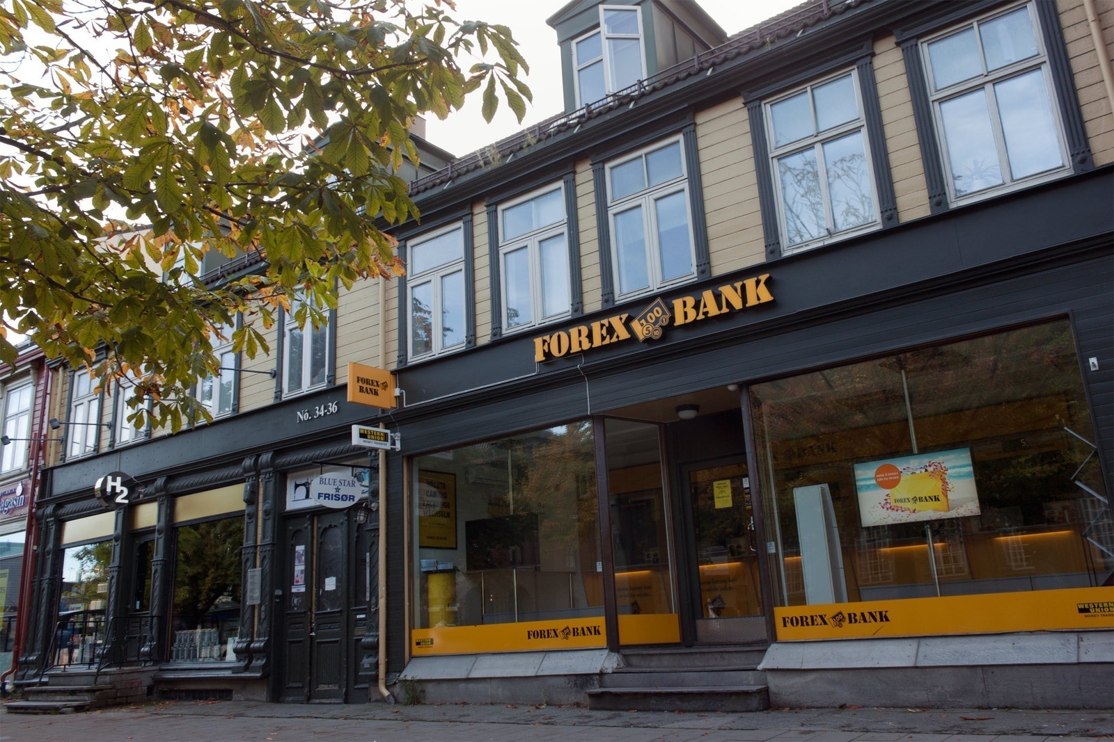 Fasade mot Munkegata Galleribilde