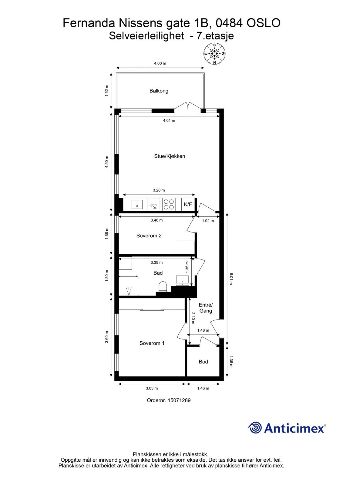 Plantegning Galleribilde