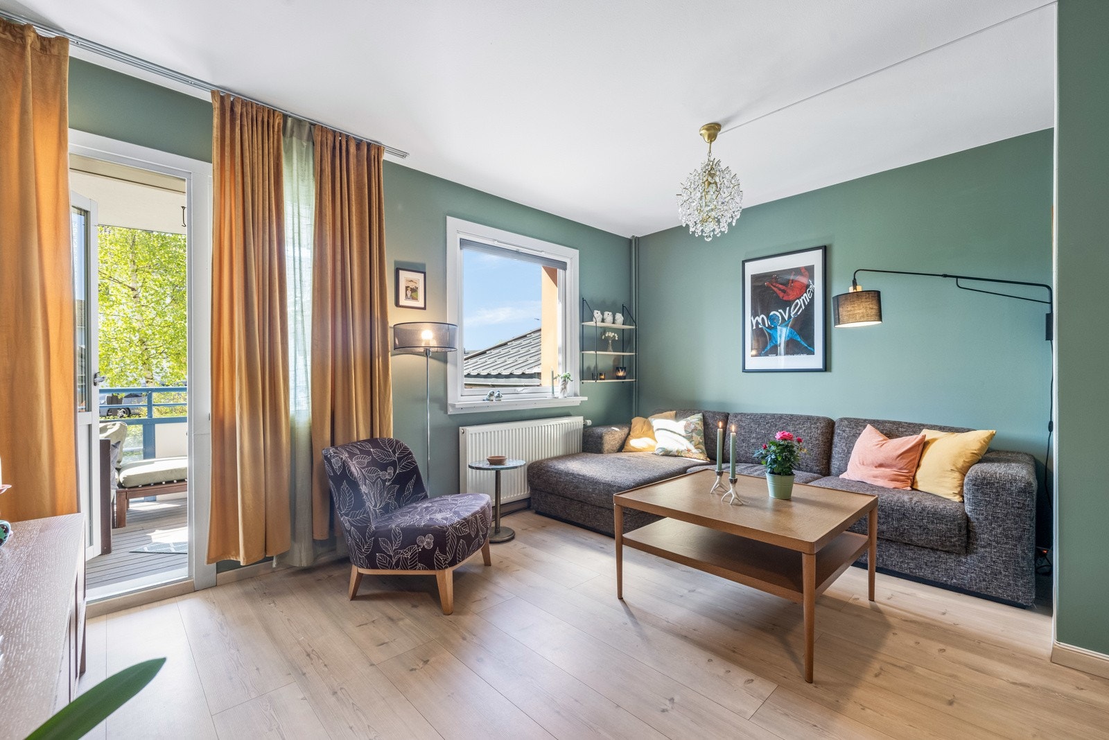Rune Emilsen v/Proaktiv presenterer en lys og hyggelig 2-roms i tilbaketrukket område på Strømmen. Galleribilde