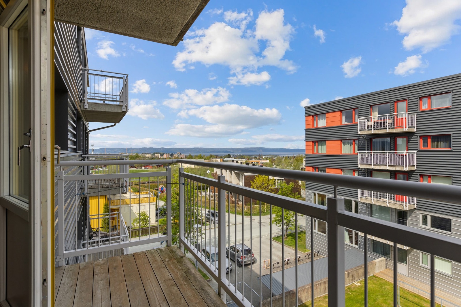 Nord/øst-vendt balkong. Galleribilde