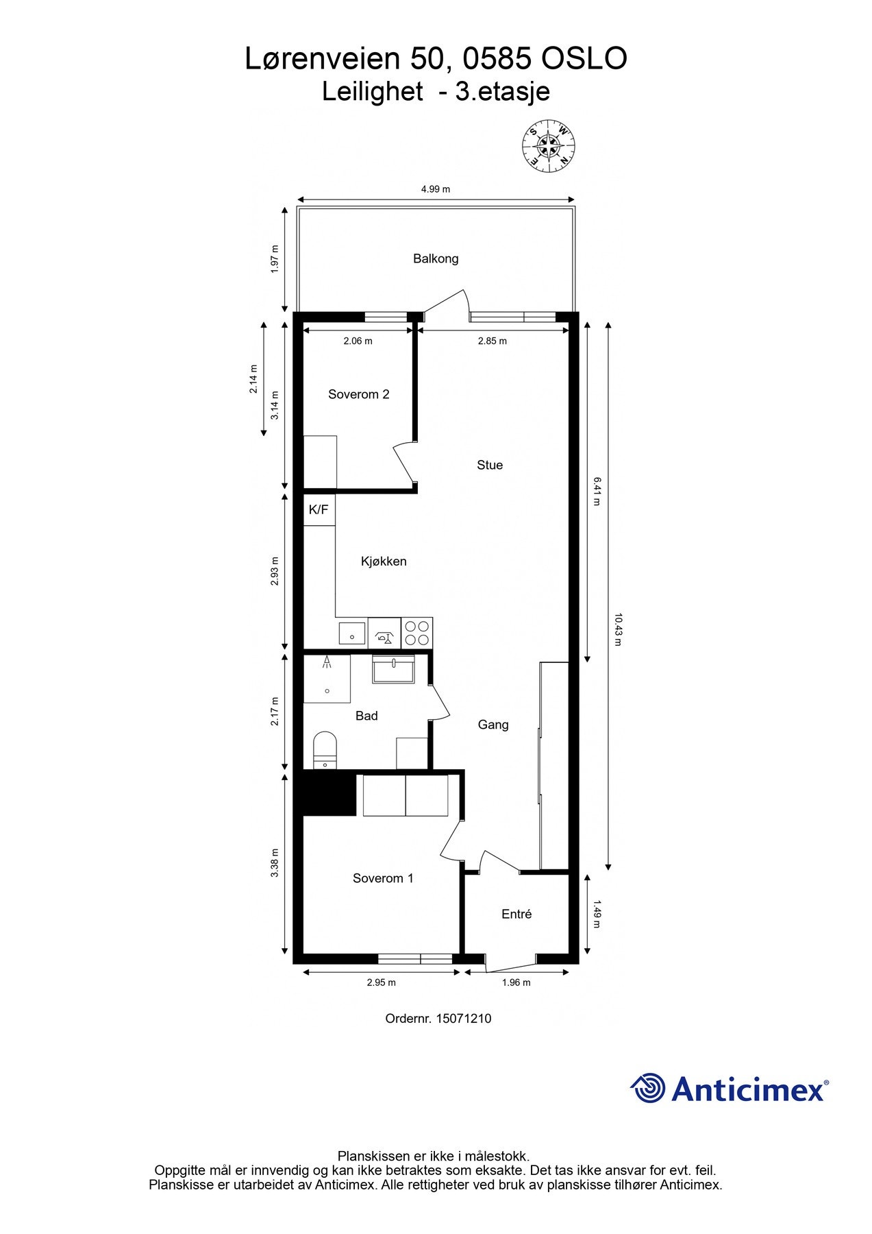 Plantegning Galleribilde