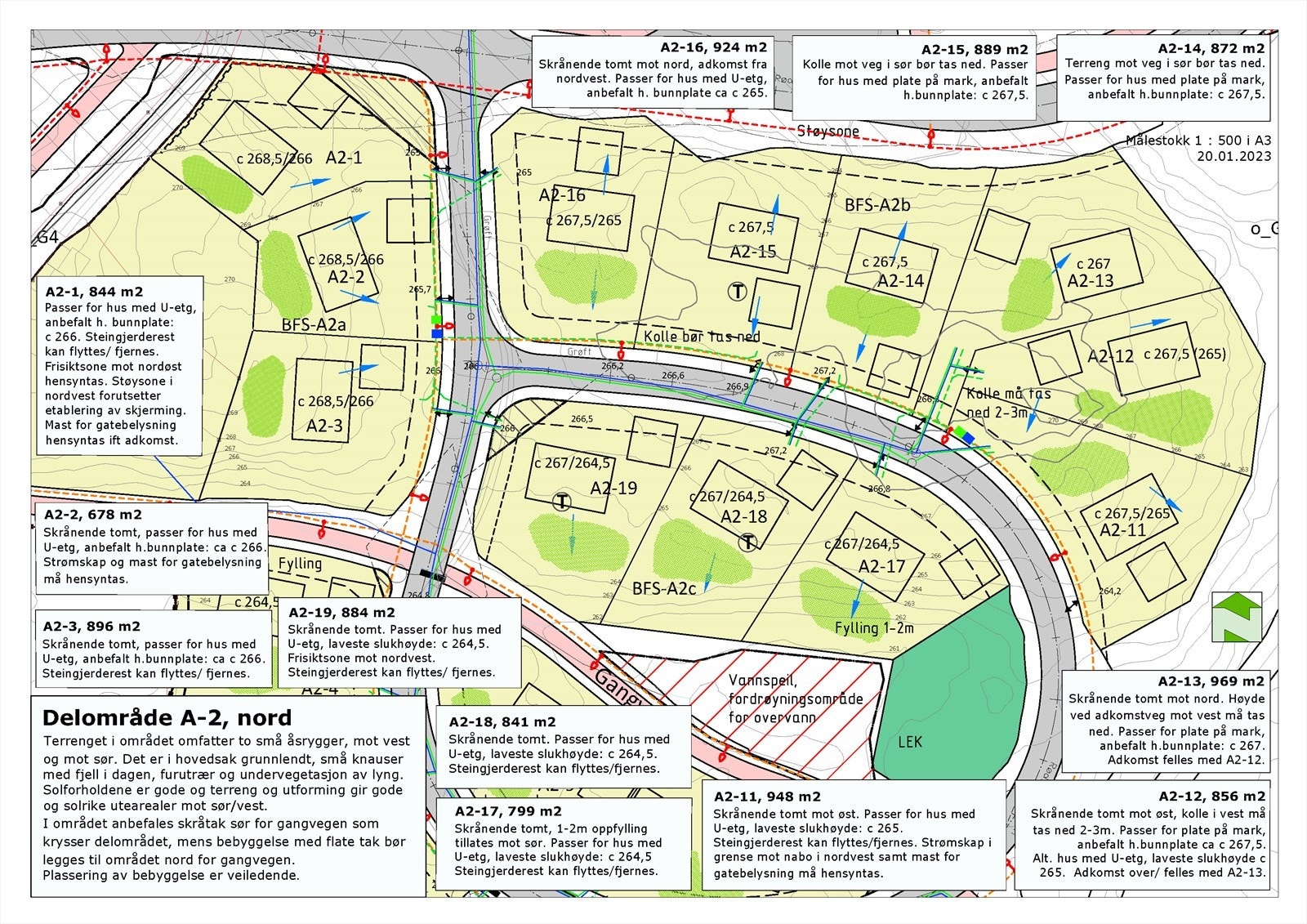 Tomtevalgskart A2-Nord Galleribilde