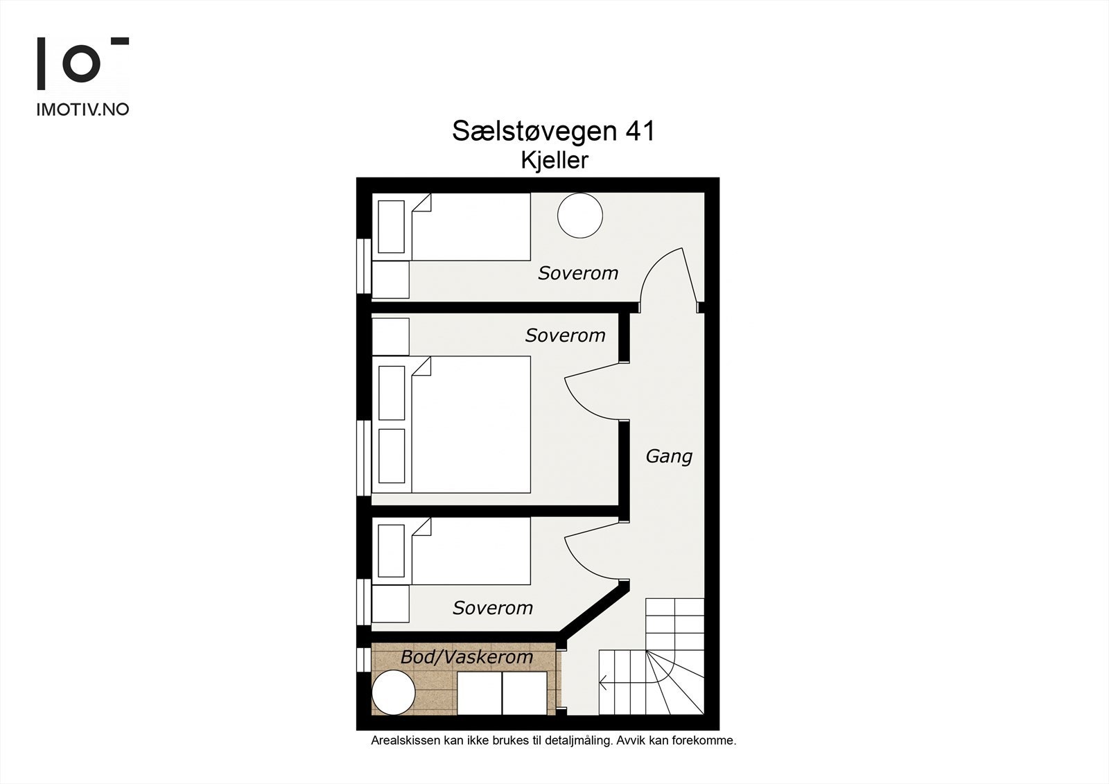 - Plantegning av underetasjen - Galleribilde