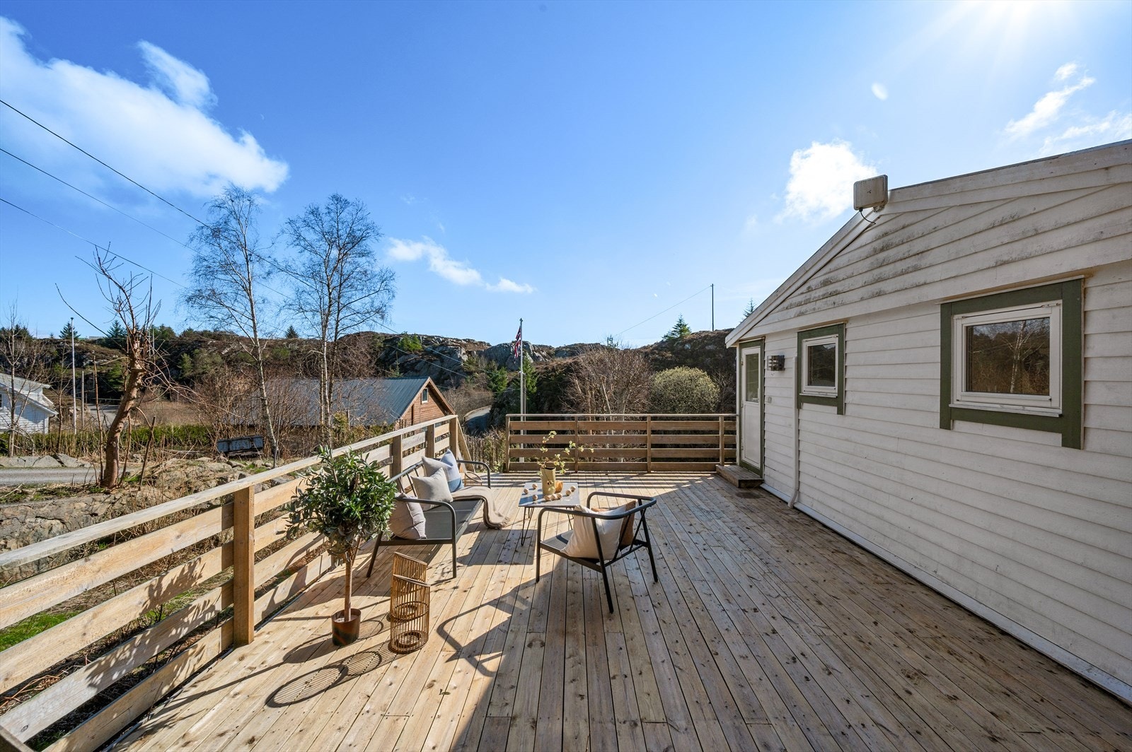 - God plass til hyggelige grillkvelder på fine sommerdager - Galleribilde