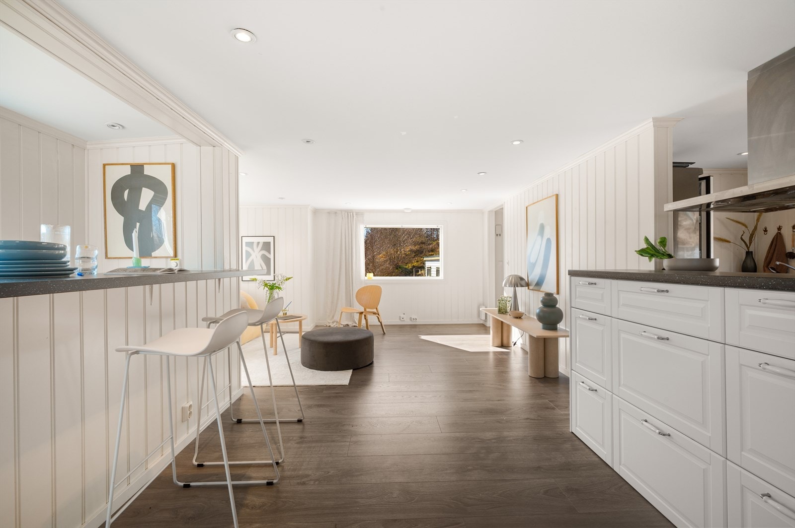 - Det perfekte kjøkkenet for å kombinere matlaging med sosialt samvær - Galleribilde