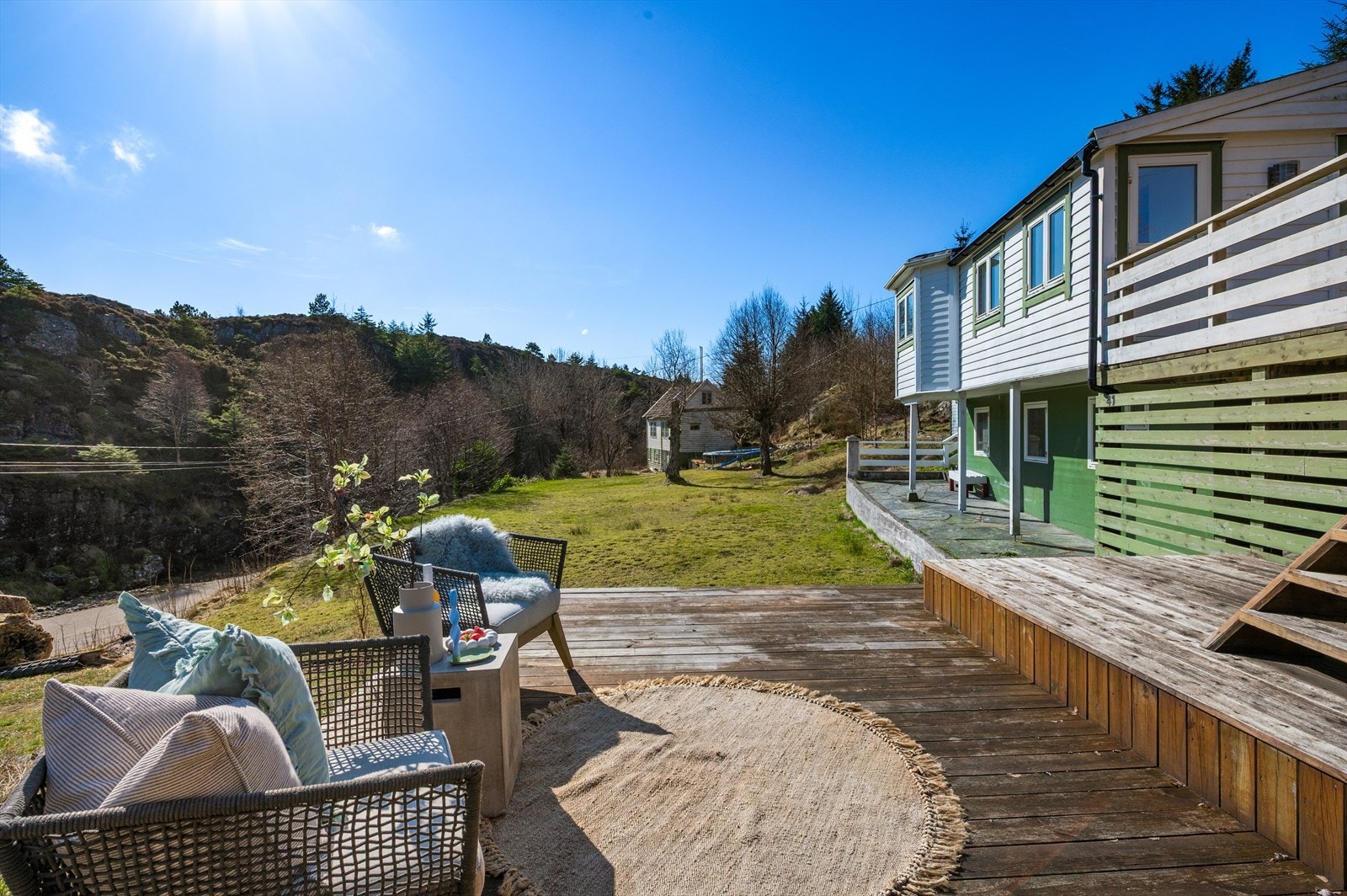 - Fantastiske uteområder som er nydelig på solrike dager - Galleribilde