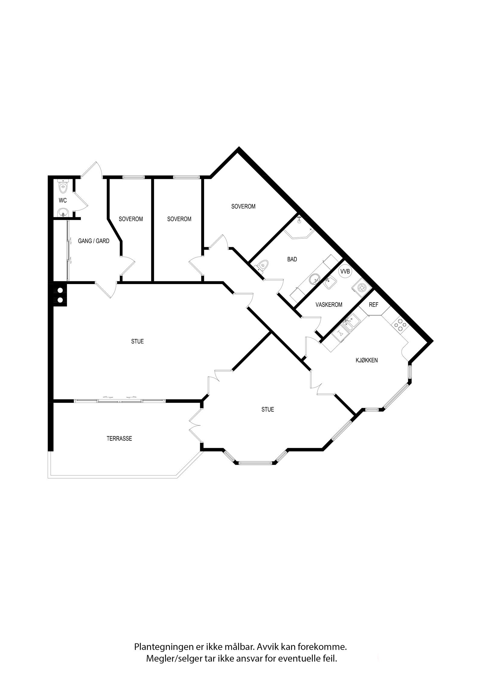 Plantegning Galleribilde