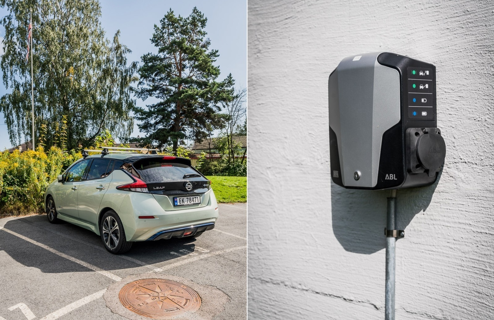 Med leiligheten følger en parkeringsplass med mulighet for el-billading. Galleribilde
