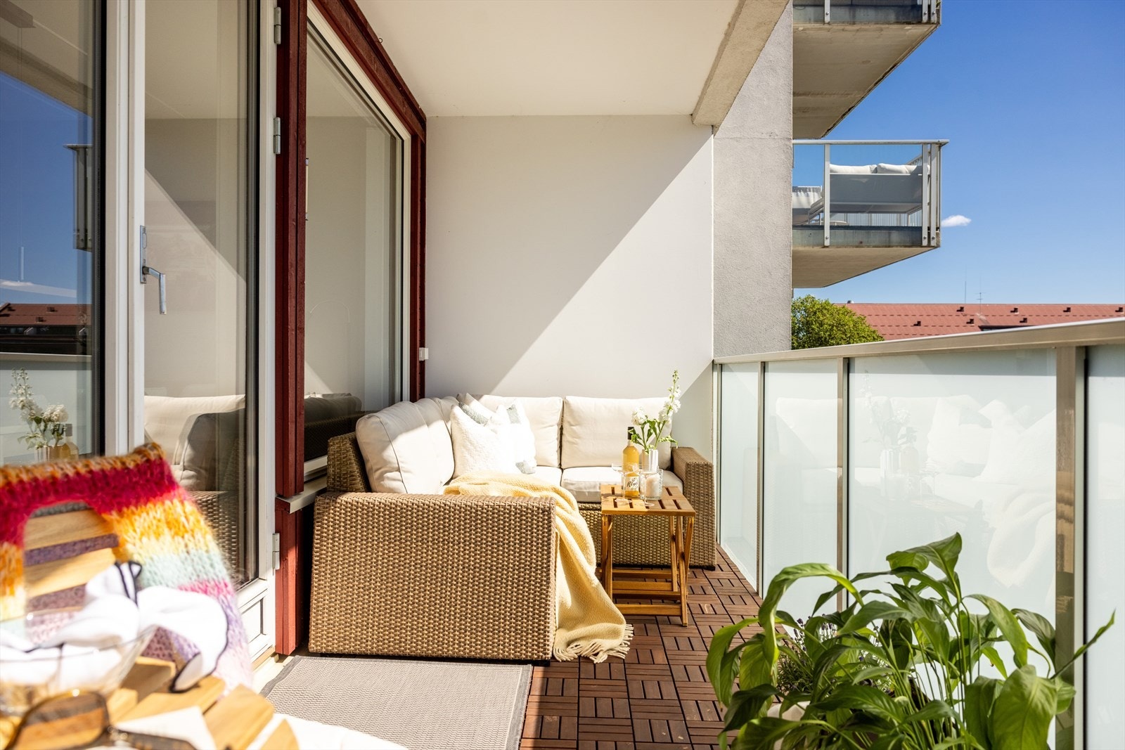 - Sydvendt balkong på ca. 11 kvm - Galleribilde