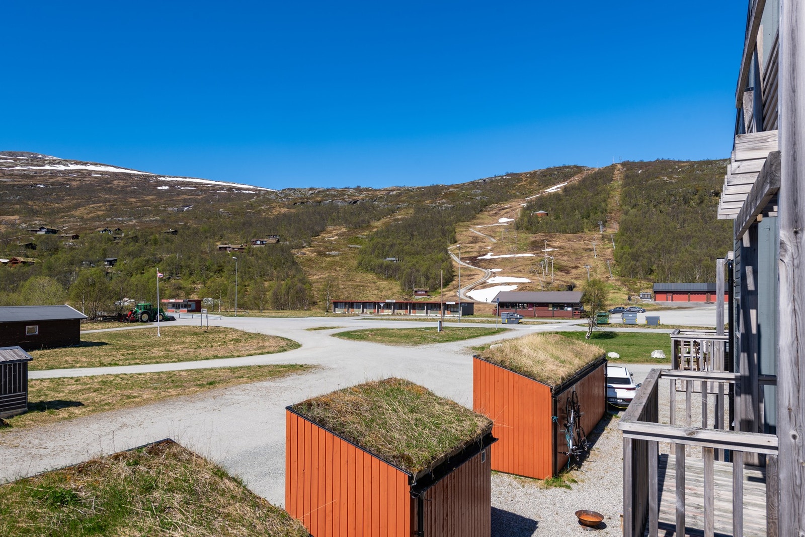 Her kan man følge med på de minste som koser seg i trekket om vinteren. Galleribilde