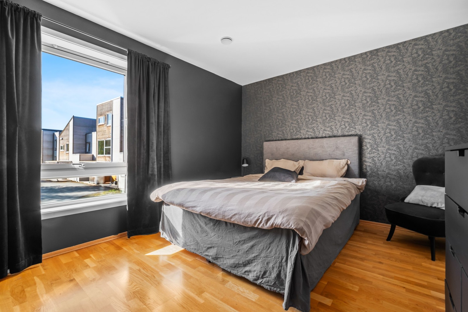 Hovedsoverommet er på ca. 13,5 kvm Galleribilde