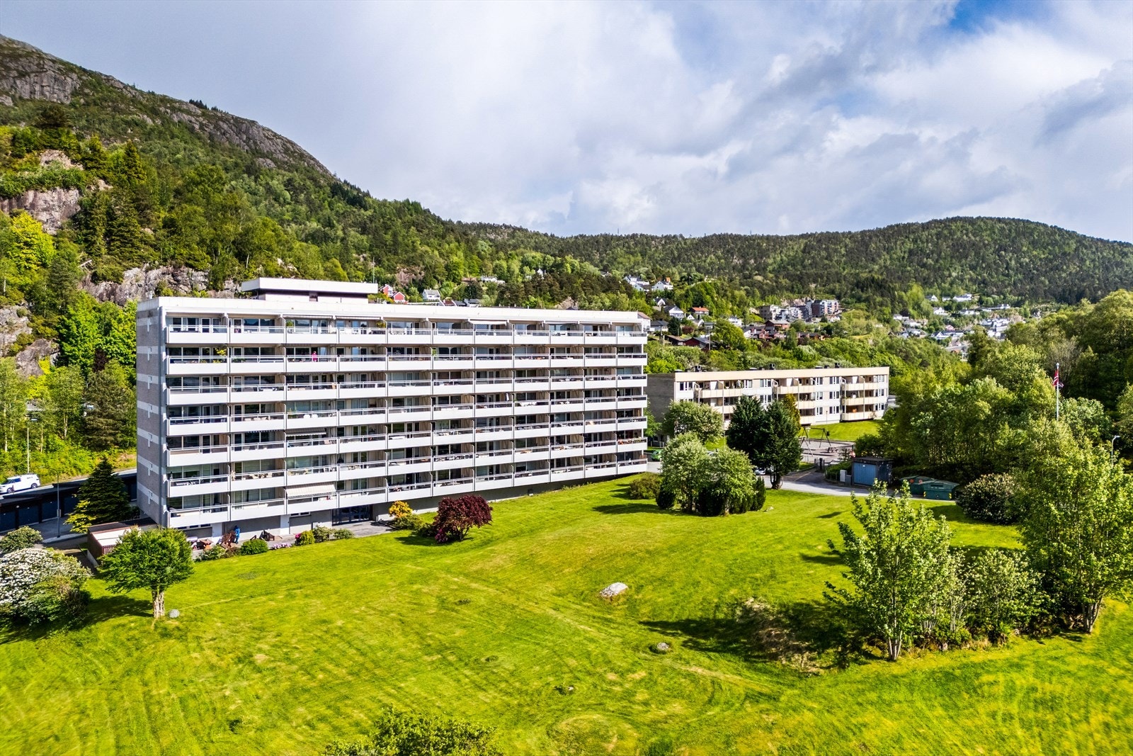 Store og fine grøntarealer Galleribilde