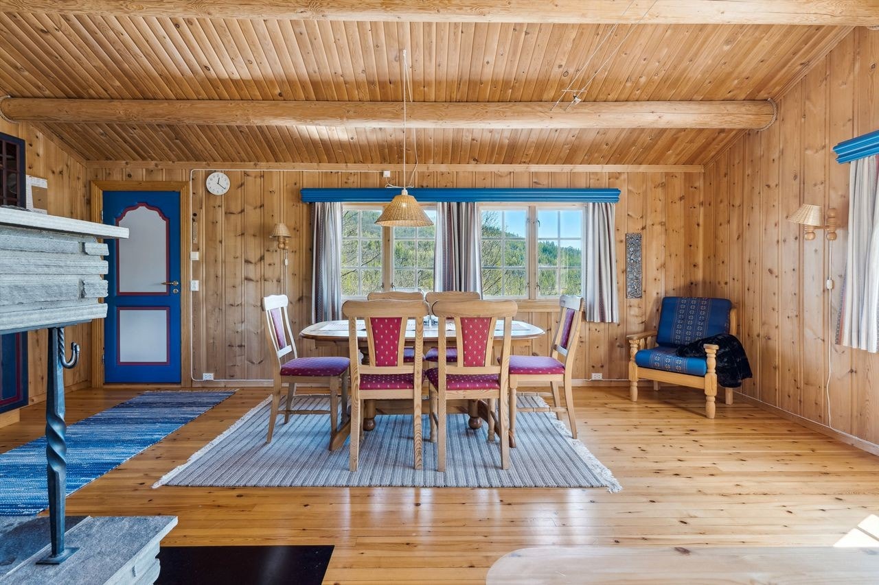 Rommet er av god størrelse og har god plass til møblering i flere soner. Galleribilde