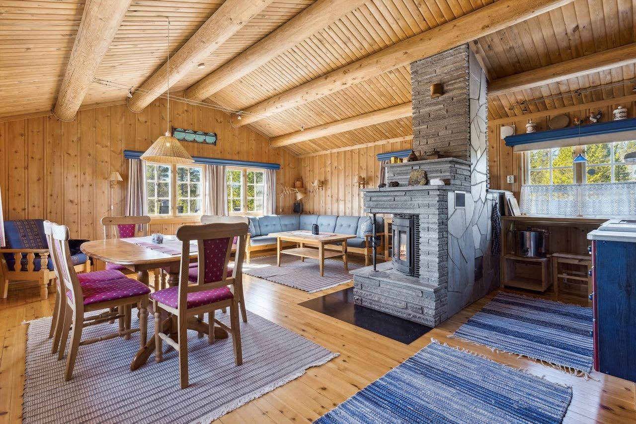 Innbydende, lys og åpen løsning. Galleribilde