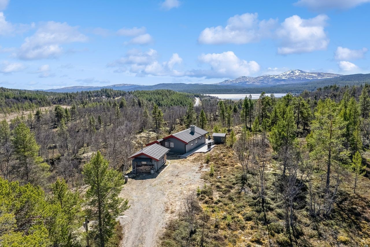 Meget velholdt hytte med skiløypenett og flott turterreng rett utenfor hytta. Galleribilde