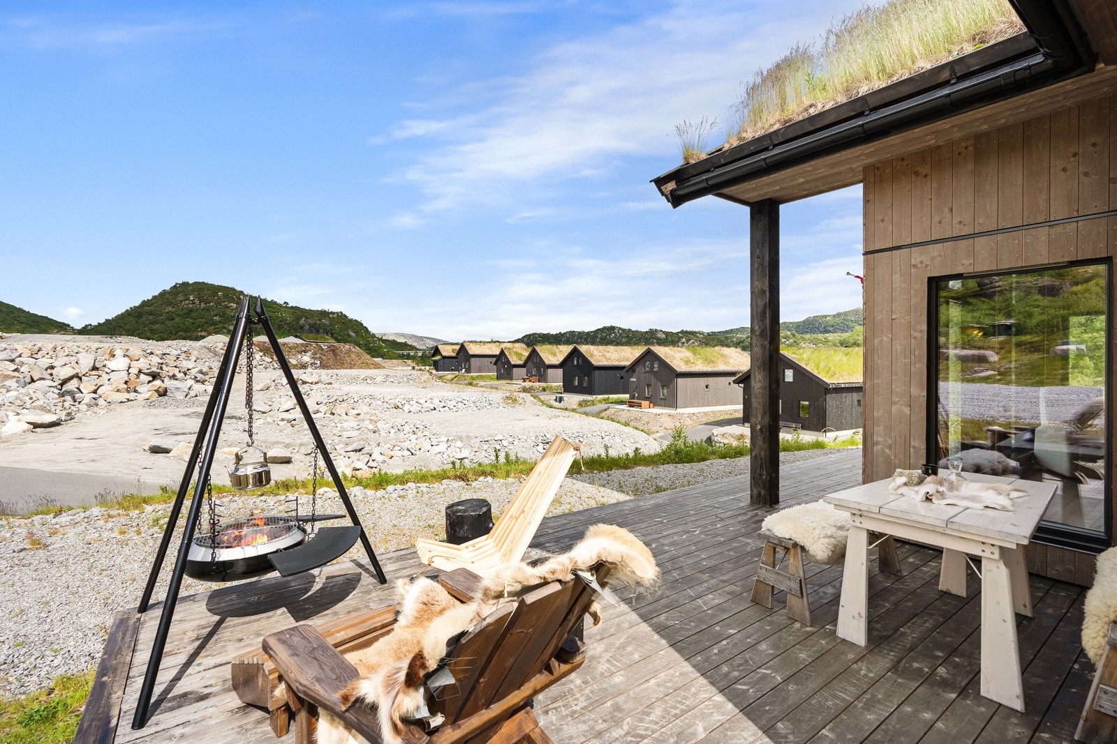 Her kan en nyte lange dager i solen Galleribilde