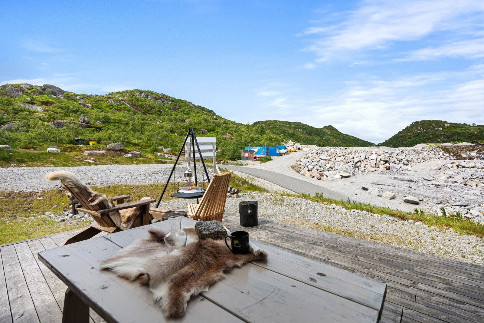 Terassen er sørvestvendt Galleribilde