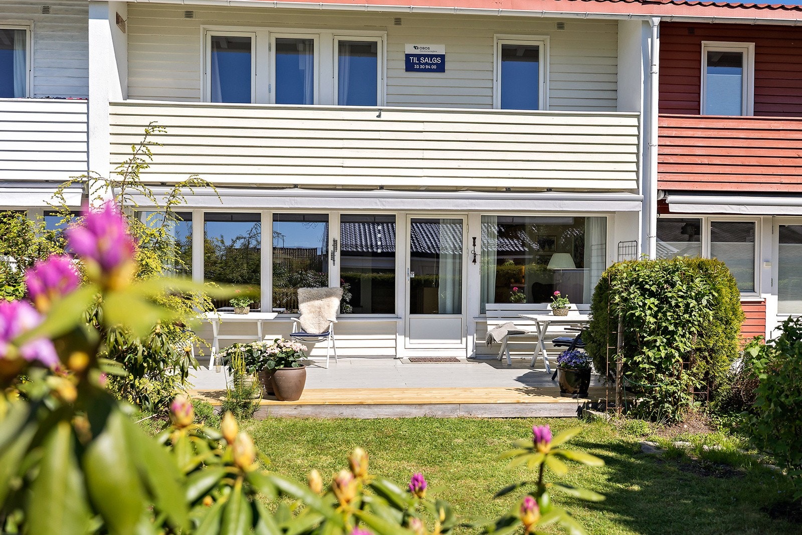 Flott hage som er opparbeidet Galleribilde