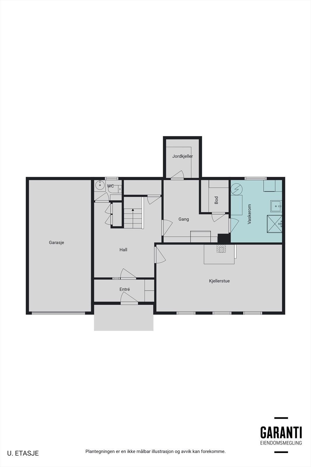 - Planteikning underetasjen - Galleribilde