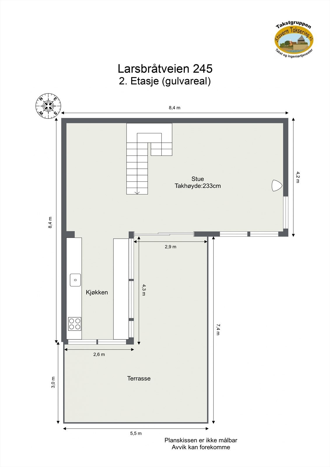 Plantegning Galleribilde